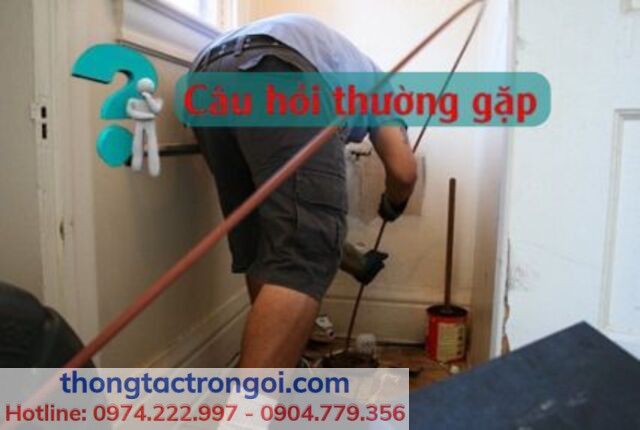 Các câu hỏi về thông tắc cống tại Thường Tín