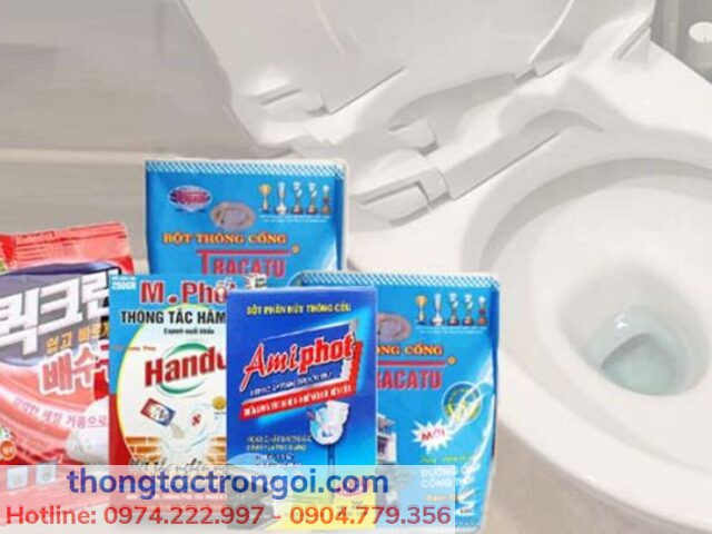 Các loại bột bột thông cống thông dụng hiện nay