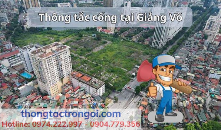 Địa bàn hoạt động thông tắc cống tại Giảng Võ