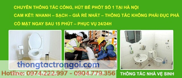 Dịch vụ của công ty thông tắc Xuân Phương