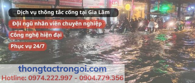 Lựa chọn tối ưu khi sử dụng dịch vụ thông tắc cống tại Gia Lâm