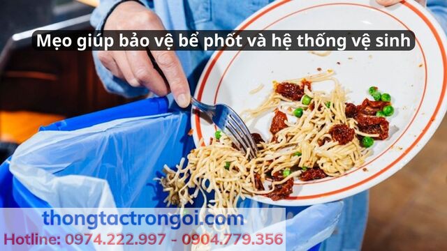 Mẹo giúp bảo vệ bể phốt và hệ thống vệ sinh