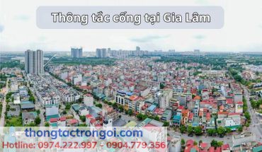 Nhu cầu thông tắc cống tăng cao vì tốc độ phát triển nhanh của quận Gia Lâm