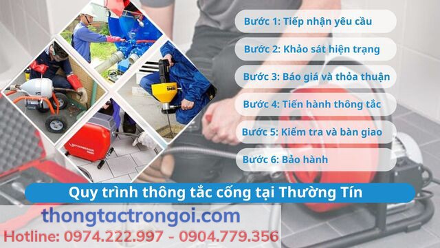 Quy trình thông tắc đạt chuẩn của Xuân Phương