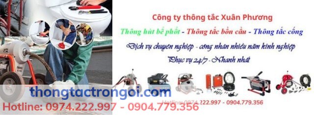 Thông tắc cống chuyên nghiệp tại Cầu Giấy với kỹ thuật chuyên môn cao