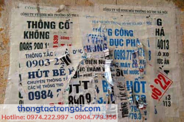 Thông tin các Dịch vụ hút bể phốt mạo danh chất lượng không đảm bảo