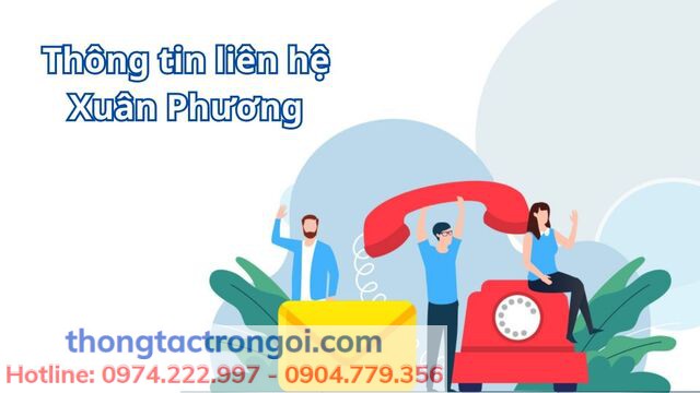 Thông tin liên lạc dịch vụ hút bể phốt tại KCN Nội Bài của Xuân Phương