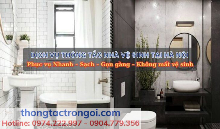 Dịch vụ thông tắc nhà vệ sinh tại Hà Nội