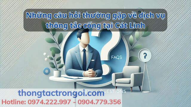 Một số câu hỏi thường gặp về dịch vụ thông tắc cống tại Cát Linh