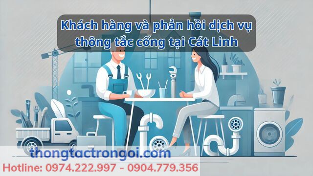 Nhận xét của khách về dịch vụ thông tắc cống tại Cát Linh