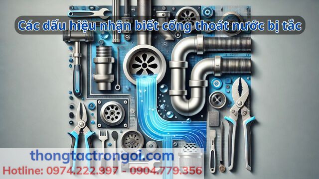 Dấu hiệu nhận biết cống thoát nước bị tắc