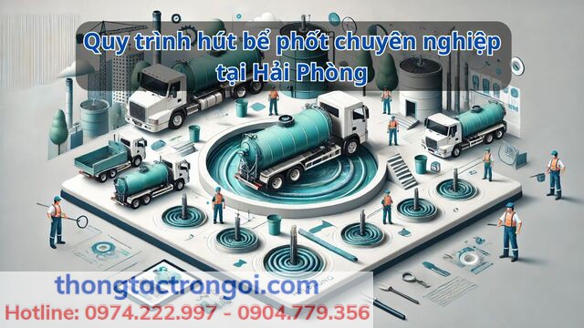 Quy trình hút bể phốt chuyên nghiệp tại Hải Phòng