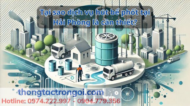 Tầm quan trọng của dịch vụ hút bể phốt tại Hải Phòng