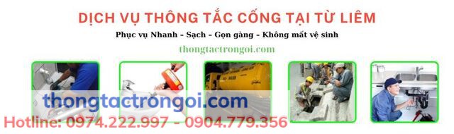 Đa dạng dịch vụ thông tắc cống tại Từ Liêm