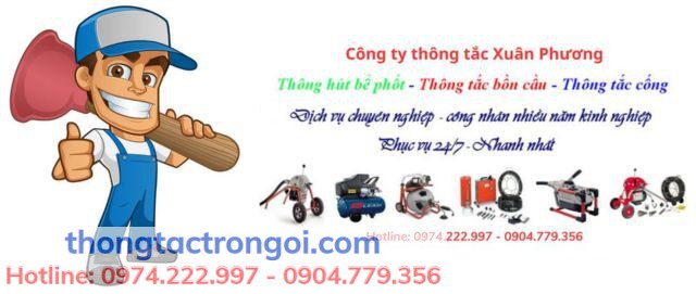 Dịch vụ thợ thông tắc cống chuyên nghiệp tại Hai bà Trưng