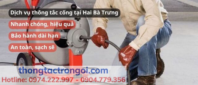 Điểm mạnh dịch vụ thông tắc cống của Xuân Phương