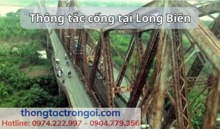 Thông tắc cống tại quận Long Biên