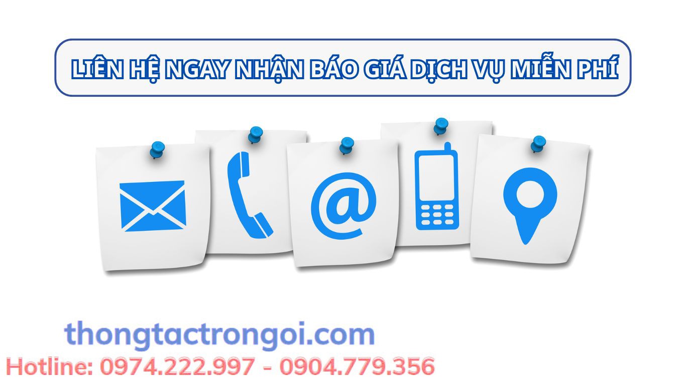 Liên hệ ngay để nhận tư vấn dịch vụ thông tắc cống tại Tiên Du