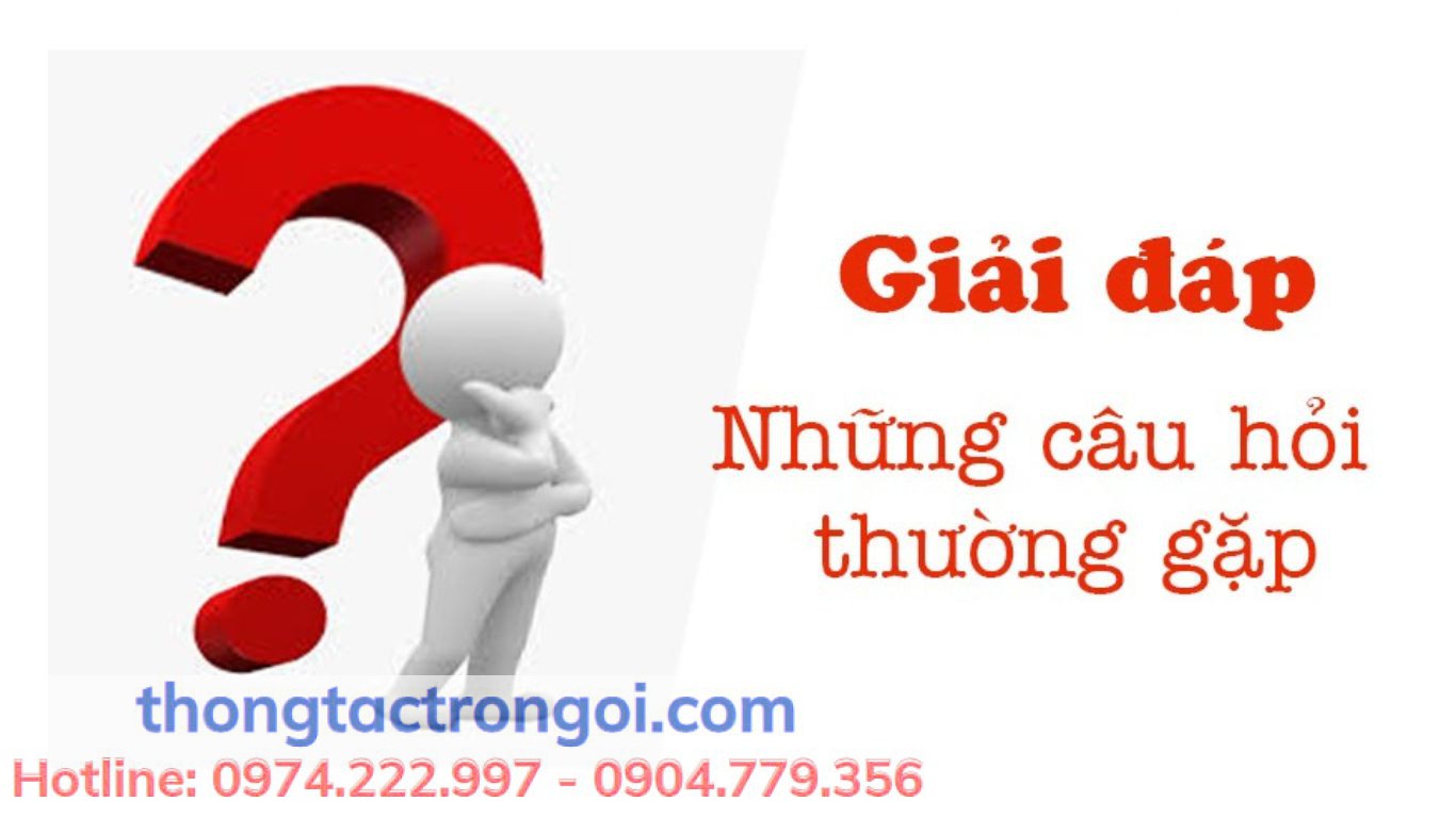 Những câu hỏi thường gặp về vấn đề thông tắc cống tại Tiên Du