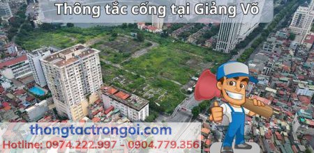 Địa bàn hoạt động thông tắc cống tại Giảng Võ
