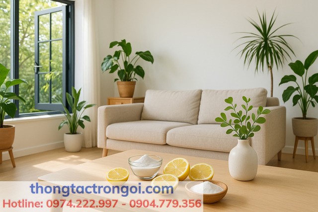 Mẹo khử mùi hôi trong nhà đơn giản và hiệu quả