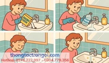 Mẹo thông tắc bồn rửa mặt nhanh chóng, hiệu quả ngay tại nhà