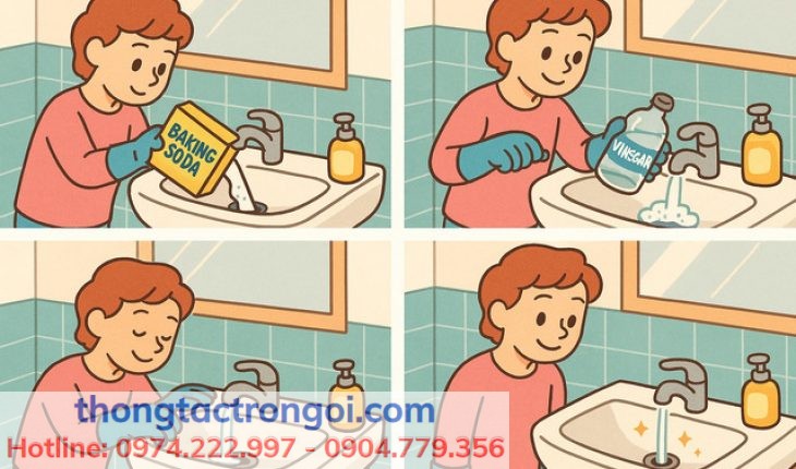 Mẹo thông tắc bồn rửa mặt nhanh chóng, hiệu quả ngay tại nhà