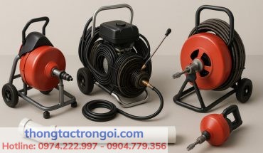 Những lưu ý giúp chọn máy thông tắc cống phù hợp