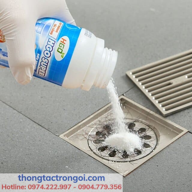 Lưu ý khi sử dụng bột thông cống đúng cách để bảo vệ đường ống