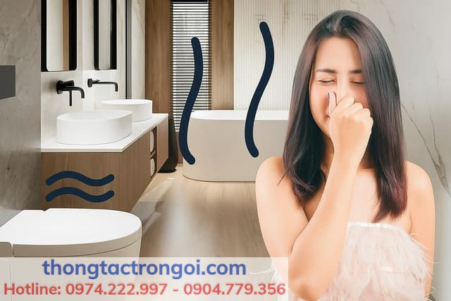 Mùi hôi bồn cầu lan khắp nhà là dấu hiệu hệ thống thoát thải gặp sự cố