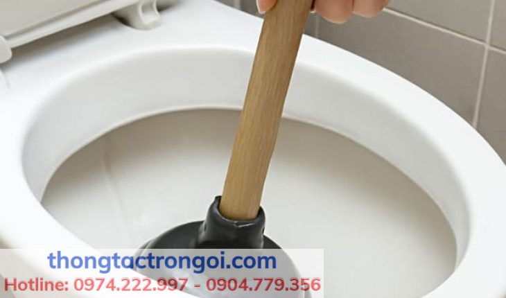 Cách sử dụng pittong thông tắc bồn cầu đơn giản tại nhà