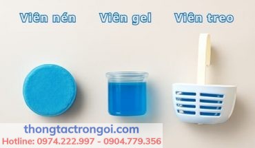 So sánh viên nén, viên gel và viên treo bồn cầu