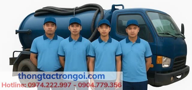 Dịch vụ hút bể phốt Bình Minh có mặt sau 15 phút, giá minh bạch