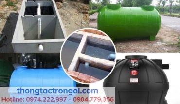 So sánh bể phốt đúc sẵn và bể xây truyền thống