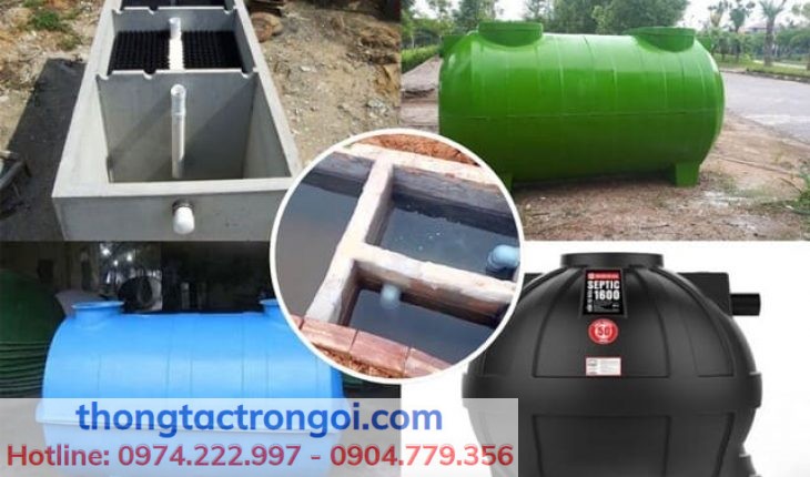 So sánh bể phốt đúc sẵn và bể xây truyền thống