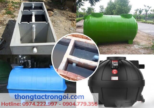 So sánh bể phốt đúc sẵn và bể xây truyền thống