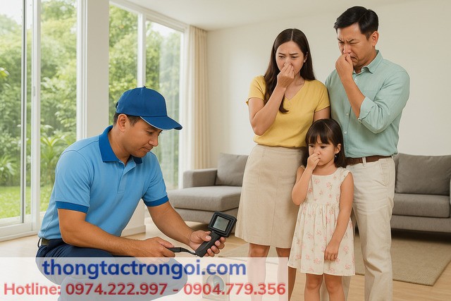 Bùn vi sinh xử lý mùi hôi bể phốt tại nhà hiệu quả