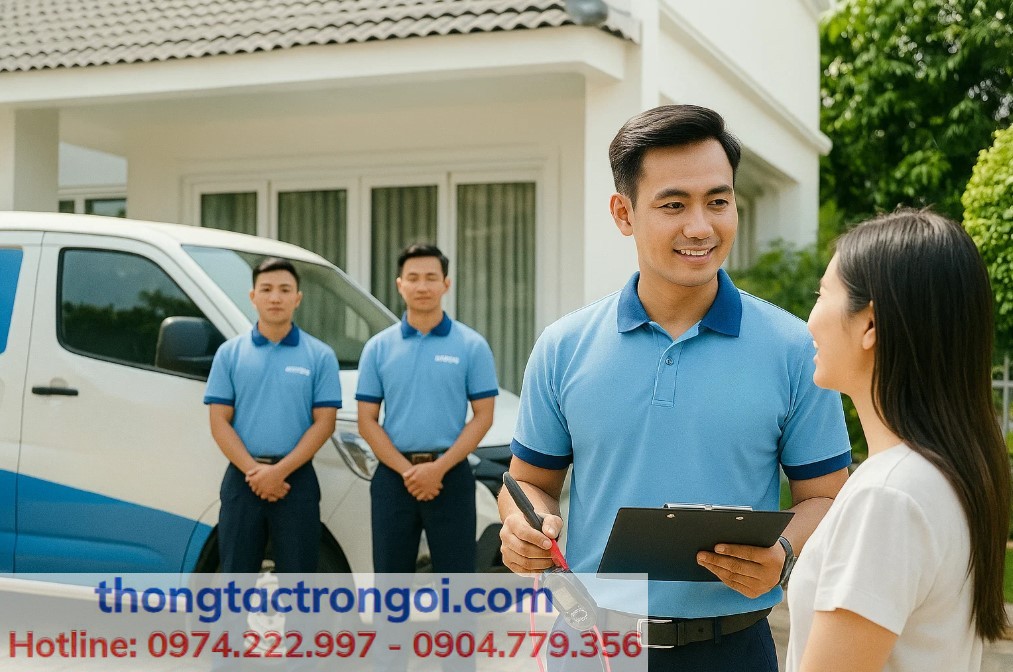 Đội kỹ thuật Thông tắc Xuân Phương kiểm tra và hút bể phốt tận nơi minh bạch
