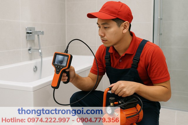 Quy trình xử lý bồn cầu nghẹt hơi chuyên nghiệp của Xuân Phương