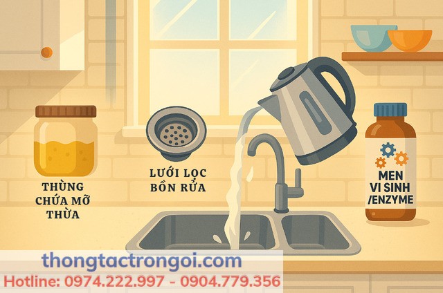 Các thói quen đơn giản giúp đường ống luôn thông thoáng.