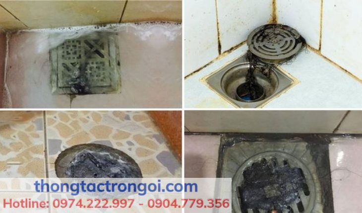 Cách thông cống nhà tắm bằng nước sôi làm tan chảy lớp màng nhầy bọt xà phòng bám dưới phễu thoát sàn.