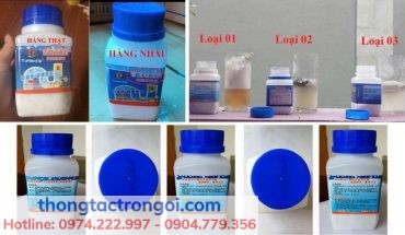 Mẹo phân biệt bột thông cống Yuhao thật giả qua bao bì tiếng Trung